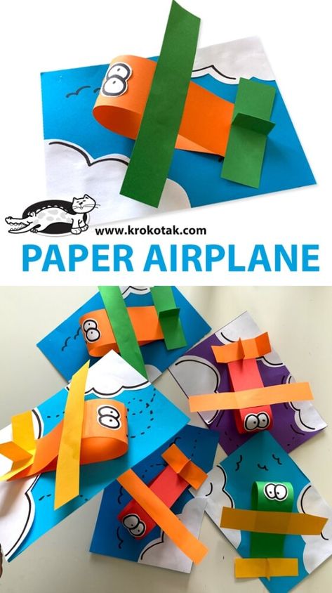 Here are some awesome Airplane Crafts for Kids to celebrate Aviation History Month in November! Learn about airplanes & the people behind them! Engineer Crafts For Preschool, Airplane Art For Toddlers, Transportation Centers Preschool, Art And Craft Transportation For Kids, Transportation Preschool Crafts, Transportation Kindergarten, Magnolia Crafts, Preschool Transportation Crafts, Airplane Craft