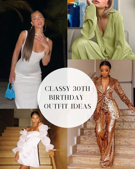 30th Bday Outfit Ideas, Dress For 30th Birthday, 30 Th Birthday Outfits For Women, 30th Birthday Women Outfit, 30th Birthday Looks For Women, 30th Birthday Looks For Black Women, 31st Birthday Outfits For Women, 30th Birthday Dress Ideas For Women, Birthday Themes For 30th Birthday