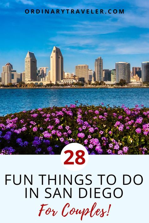 Spice up your romance in America's Finest City! 💑❤️ Our guide to the 28 best things to do in San Diego for couples in 2024 is packed with fun date ideas. From beach strolls to rooftop dinners, we've got your romantic escapade covered. Ready to create lasting memories with your special someone? Explore the full blog for all the delightful details! Read more at Our Blog #SanDiegoDates #CouplesGetaway #RomanticAdventures #DateNightIdeas #CaliforniaRomance #OrdinaryTraveler Weekend In San Diego, San Diego Bucket List, San Diego Activities, San Diego Attractions, San Diego Trip, San Diego Vacation, Hotel Del Coronado, San Diego Travel, Downtown San Diego