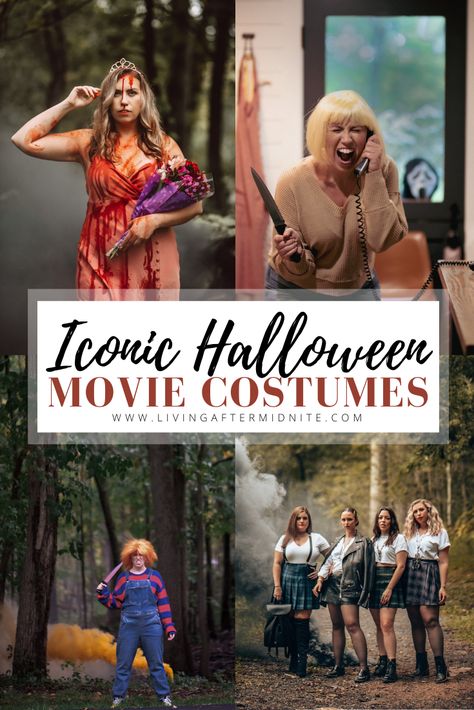 Iconic Halloween Movie Costumes | Last Minute Halloween Costumes Ideas | Costumes for Women Laurie Strode Costume Halloween, Halloween Movie Character Costumes, Pop Culture Halloween Costumes 2023, Diy Freddy Krueger Costume Women, 90s Costume Ideas Woman Movie Characters, Scary Movie Characters Costumes, Creepy Costumes For Women, 80s Horror Movie Outfits, Womens Scary Halloween Costumes