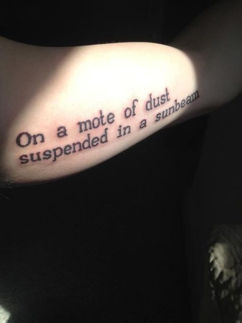 Literary Tattoos: Pale Blue Dot Carl Sagan "From this distant ... Pale Blue Dot Tattoo, Carl Sagan Tattoo, Delicate Tatoos, Science Tattoo, Space Tattoos, History Tattoos, Literary Tattoos, Dot Tattoos, Pale Blue Dot