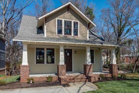 Bungalow Front Porch, Craftsman Bungalow House Plans, Bungalow Style House, Bungalow Style House Plans, Bungalow Exterior, Bungalow Homes, Miller Homes, Bungalow House Plans, Bungalow Style