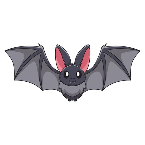 How to Draw a Bat Bat Drawing Cartoon, How To Draw A Bat Step By Step, Bat Oc Art, Bat Cute Drawing, Bat Drawing Cute, Easy Bat Drawing, Simple Bat Drawing, Bat Drawing Easy, Bat Cute