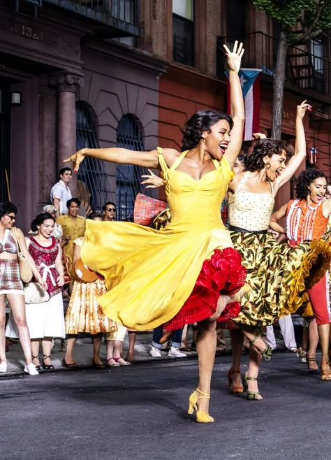 Shark Photoshoot, West Side Story America, West Side Story Movie, West Side Story 2021, Kim Yong-ji, Ariana Debose, Crochet Characters, Yellow Outfits, Dream Roles