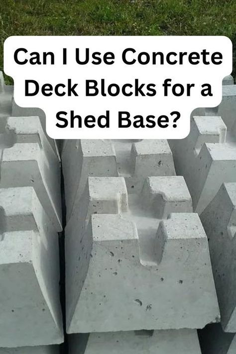 Discover if Concrete Deck Blocks are the Perfect Foundation for Your Shed! 🔼🔼 Click link Above 🔼🔼 Learn how to create a sturdy base for your shed with concrete blocks. #ShedBase #DIY #ConcreteBlocks #BackyardProjects #HomeImprovementTips #OutdoorLiving Shed Base Foundation, Shed Base Ideas Foundation, Shed Foundation Ideas, Concrete Base For Shed, Cinder Block Foundation, Concrete Deck Blocks, Deck Blocks, Shed Foundation, Concrete Building Blocks