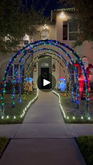 Christmas Home Decorating, Christmas Outdoors, Diy Christmas Lights, Christmas Light Installation, Tacky Christmas, Jolly Holiday, Christmas Projects Diy, Christmas Train, Christmas Yard