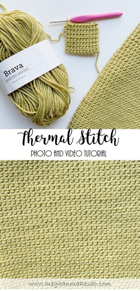 Crochet Sturdy Stitches, Single Crochet Thermal Stitch Potholder, Thermal Blanket Crochet, Knitted Crochet Stitch, Crochet Combination Stitches, Large Crochet Needle Projects, Crochet Stitches That Look Like Knit, Super Simple Crochet Blanket, Strongest Crochet Stitch