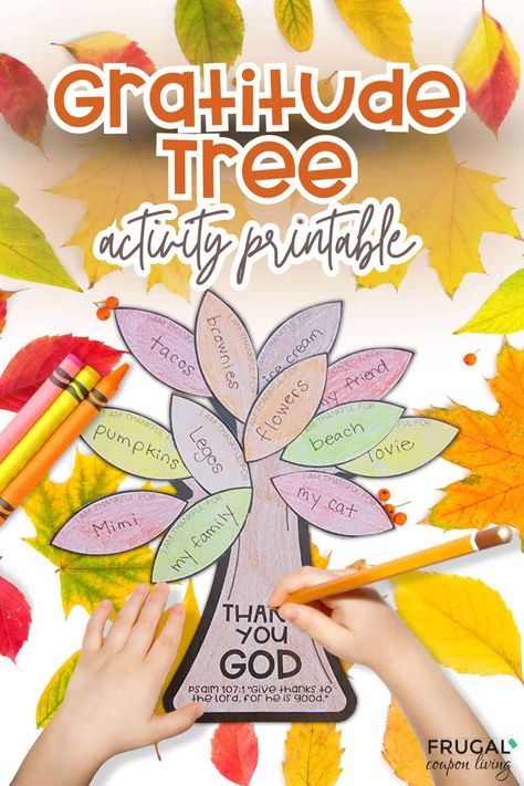 Celebrate the spirit of gratitude with our delightful Gratitude Tree Craft printable template. Designed for young hearts and creative minds, this simple yet meaningful activity invites kids to cut and craft their very own Thankful Tree for Thanksgiving. As each branch blooms with leaves of gratitude, watch the joy unfold and create a cherished keepsake that captures the warmth of the season. Download, cut, and let the thankful crafting begin! #FrugalCouponLiving Fall Thankful Crafts, Thankful Childrens Church Lessons, Preschool Thankful Tree, Native American Thanksgiving Crafts, Thanksgiving Craft For 5th Grade, Thankful Crafts For Kids Sunday School, Thanksgiving Crafts For Sunday School Kids, Thankful Kids Crafts, Thanksgiving Craft Sunday School