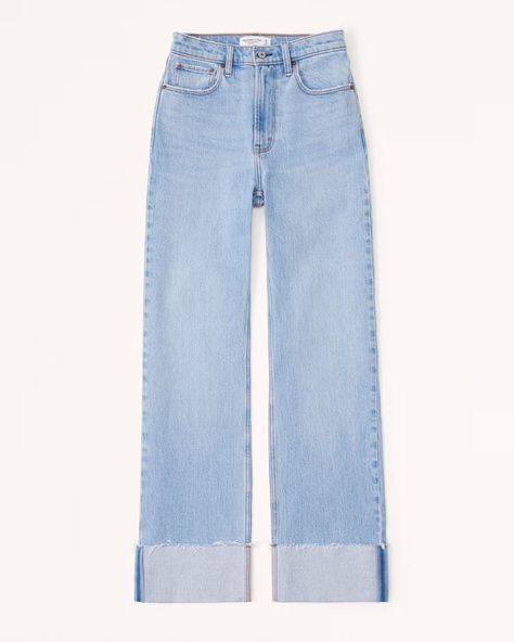 High Rise 90s Relaxed Jean | Abercrombie & Fitch (US) High Rise 90s Relaxed Jean, W Pictures, Types Of Aesthetics, Abercrombie Jeans, Jean Trends, Relaxed Jeans, Best Jeans, Preppy Outfits, New Wardrobe