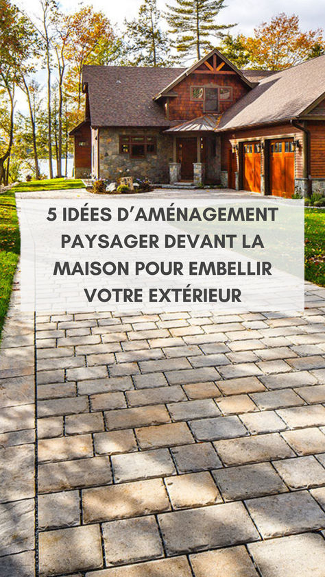 Embellissez votre extérieur avec des idées d'aménagement paysager devant la maison! Découvrez 5 idées inspirantes pour transformer votre façade et créer un espace accueillant et esthétique avec Techo-Bloc.