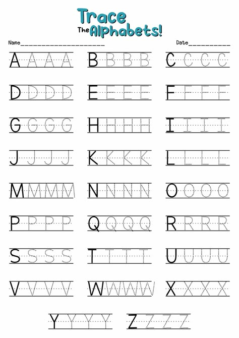 Alphabet Writing Practice Worksheet Pre K Practice Worksheets, Practice Sheets For Kindergarten, Pre K Alphabet Worksheets Free Printable, Abc Kindergarten Worksheets, Learn To Write Alphabet Free Printable, Free School Worksheets, Preschool Sheets Free Printable, Tracing Letters Activities, Practice Writing Sheets Kindergarten