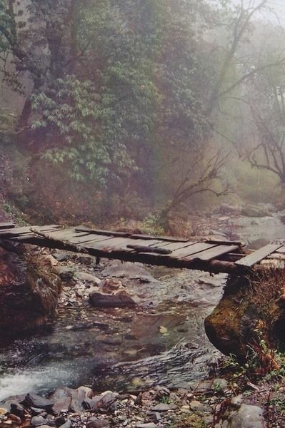 Foot bridge, Nepal Appalachian Mountains, Appalachian Trail, Pics Art, Art Plastique, Country Life, In The Woods, West Virginia, Happy Places, In The Middle