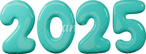 3D render Blue Bubble Number Font 2025. - Photos by Canva Bubble Typeface, Canva Alphabet, 2025 Photos, Bubble Numbers, Canva Christmas, Number Font, Number Fonts, 2 Number, Christmas Elements