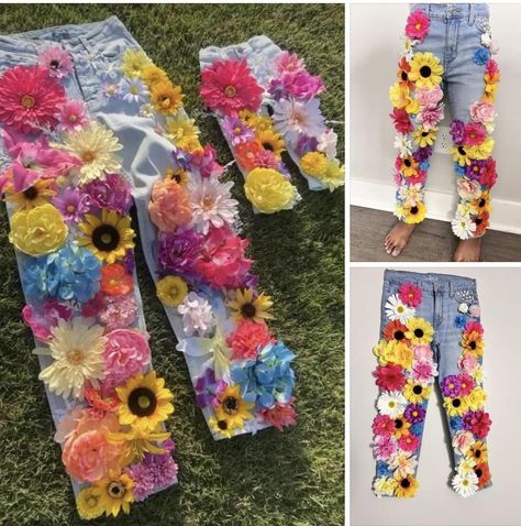 Flower Pants Diy, Instagram Rebrand, Mystic Archetype, Nyu Graduation, Afro Punk Outfits, Denim Diy Clothes, Kids Outfits Daughters, 16th Birthday Outfit, Diy Fashion Trends