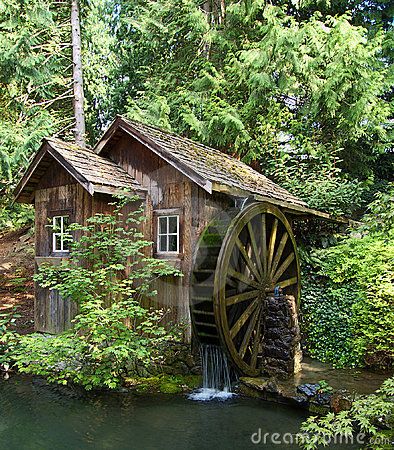 Old Grist Mill, Water Wheels, Wind Mills, Interesting Objects, Cool Tree Houses, Grist Mill, Water Powers, Water Mill, Cob House