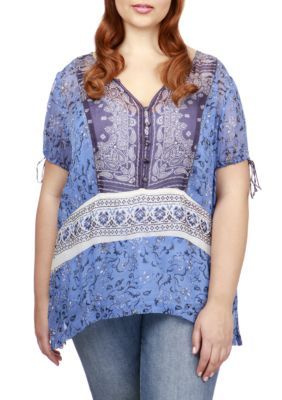 Mixed Prints, Trendy Boho, Plus Size Clothes, Plus Size Fashion For Women, Peasant Top, Peasant Tops, Women Plus Size, Trendy Plus Size, Curvy Fashion