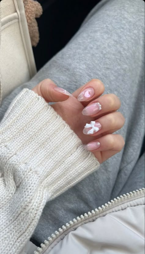 Blush Pink Nails, Asian Nails, Gel Nails Diy, Blush Nails, Pretty Gel Nails, Really Cute Nails, Cute Gel Nails, Soft Nails, Minimalist Nails