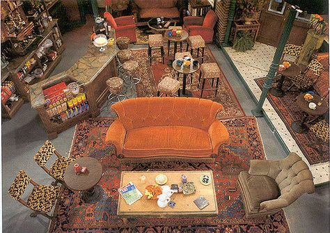 Central Perk, set, from the tv show Friends | Richard Layman | Flickr Friends Cafe, Friends Apartment, Friends Central Perk, Casas The Sims 4, Central Perk, Chandler Bing, Friends Set, Friends Party, Friends Show