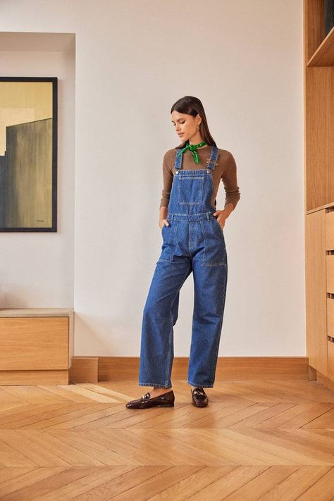 How To Style Dungarees, Dungaree Outfits, Overalls Chic, Dungarees Outfit, Dungarees Outfits, Dungaree Outfit, Denim Dungaree, Denim Dungarees, Maxi Coat