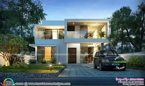 House Design 2000 Sq Ft, 2200 Sq Ft House Plans, 2000 Sq Ft House Plans, Custom Home Floor Plans, 2000 Sq Ft House, Kerala Home Design, Indian House Design, Kerala Home, Modern Minimalist House