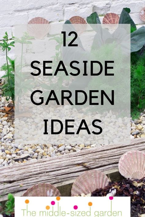 Seaside Garden Ideas, Nautical Garden Ideas, Beach Garden Decor, Beach Garden Design, Nautical Landscaping, Beach Theme Backyard, Beach Theme Garden, Beach House Landscaping, Beach House Garden