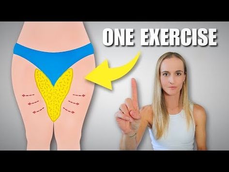 ONE EXERCISE TO TONE INNER THIGHS | How To Lose Inner Thigh Fat - YouTube Inner Thigh Burn Workout, But And Thigh Workout, How To Get Rid Of Inner Thigh Fat Fast, Upper Thigh Workout, Leg Day Exercises, Thigh Exercises For Women, Inner Thigh Workouts, Smaller Thighs, Best Inner Thigh Workout