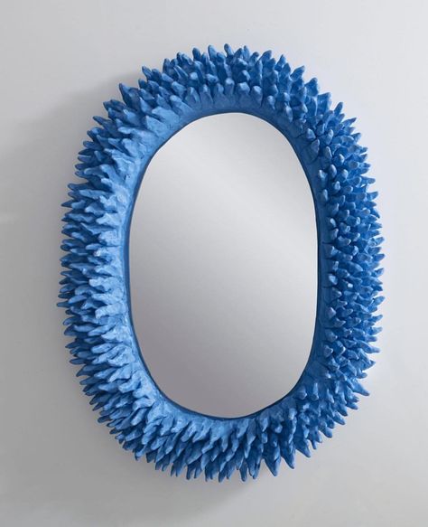 Trendy Mirrors, Mirror Unique, Mirrors Uk, Retail Inspiration, Girls Mirror, Sculptural Object, Blue Mosaic, Interiors Dream, Art Deco Home