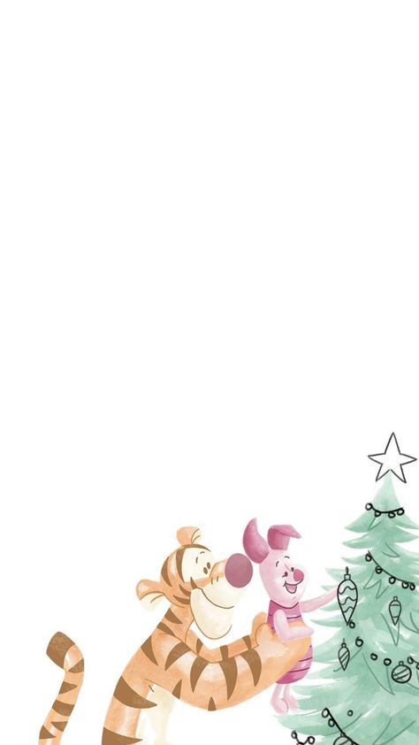 Tigger Christmas Wallpaper, Winter Winnie The Pooh Wallpaper, Christmas Wallpaper Winnie The Pooh, Christmas Winnie The Pooh Wallpaper, Toy Story Lockscreen Iphone, Winnie The Pooh Christmas Wallpapers, Disney Christmas Wallpaper Aesthetic, Christmas Lockscreens, Disney Wallpaper Iphone