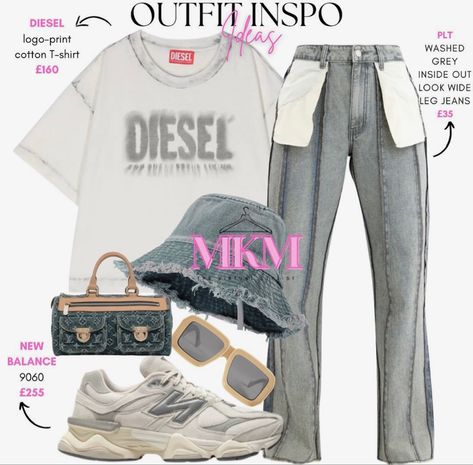 Diesel Outfits, 4s Outfit, Cute Highschool Outfits, Cute Online Clothing Stores, Diesel Clothing, Birthday Outfit For Women, Jeans Outfit Women, Fasion Outfits, Cute Couple Outfits