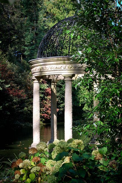 Gazebo | Flickr - Photo Sharing! Outdoor Gazebo, Cottage Garden Design, Longwood Gardens, Garden Gazebo, Outdoor Retreat, Garden Structures, Garden Gates, Dream Garden, Organic Gardening