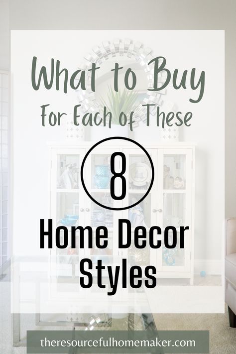 Home Decorating Styles, Types Of Home Decor Styles, Different Home Decor Styles, Interior Minimalista, Interior Decorating Styles, Home Decor Style, Decorating Styles, Decorating Themes, Trendy Home Decor