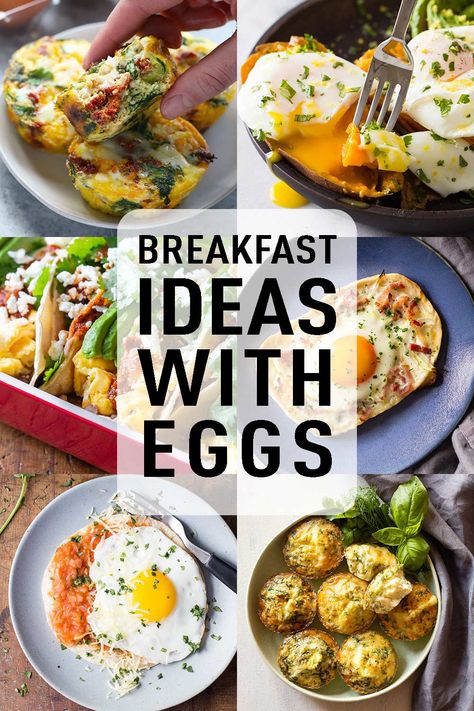 These healthy breakfast ideas will help you plan wholesome, delicious breakfasts that your entire family will love! #breakfast #mealplan #eggs #eggsrecipes #breakfastrecipes #healthybreakfast #healthy Pepper Eggs Breakfast, Eggs For Breakfast Healthy, Creative Healthy Breakfast, Different Egg Breakfast Ideas, Egg Bfast Ideas, Easy Food Recipes With Eggs, Easy Creative Breakfast Ideas, Different Ways To Make Eggs Breakfast, Egg Breakfast Ideas Easy