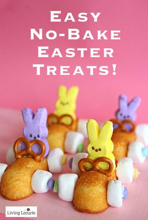 Car Treats, Peeps Dessert, Easter Food Crafts, Easter Snacks, Easter Goodies, Easter Stuff, Easter Desserts, Kitchen Fun, Peter Cottontail