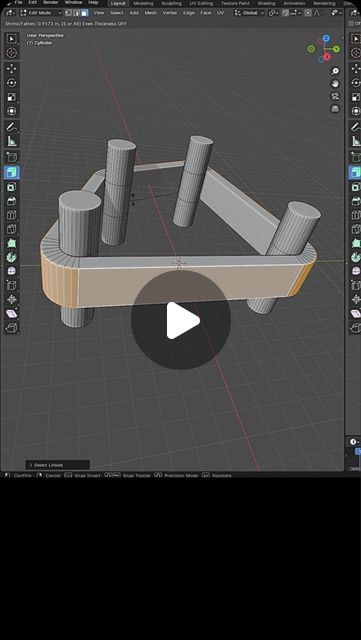 Blender Simplified on Instagram Blender Ideas 3d, 3d Topology, Blender Ideas, Digital Skills, Digital Sculpting, Wall E, August 1, Blender 3d, 3 D