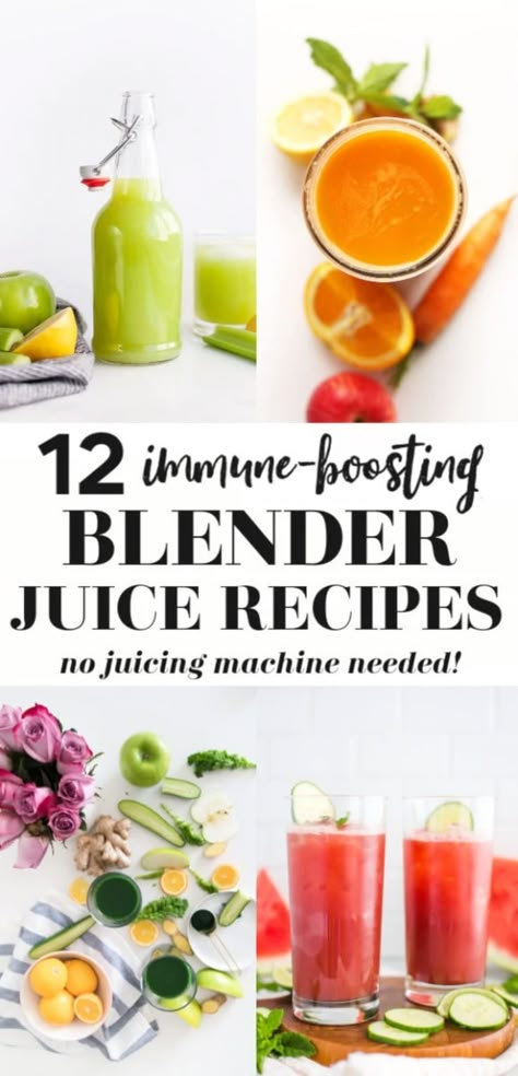 Blender Juice Recipes, Vitamix Juice, Vitamix Juice Recipes, Immunity Juice, Orange Watermelon, Blender Juice, Smoothies Vegan, Blender Smoothie, Kids Juice