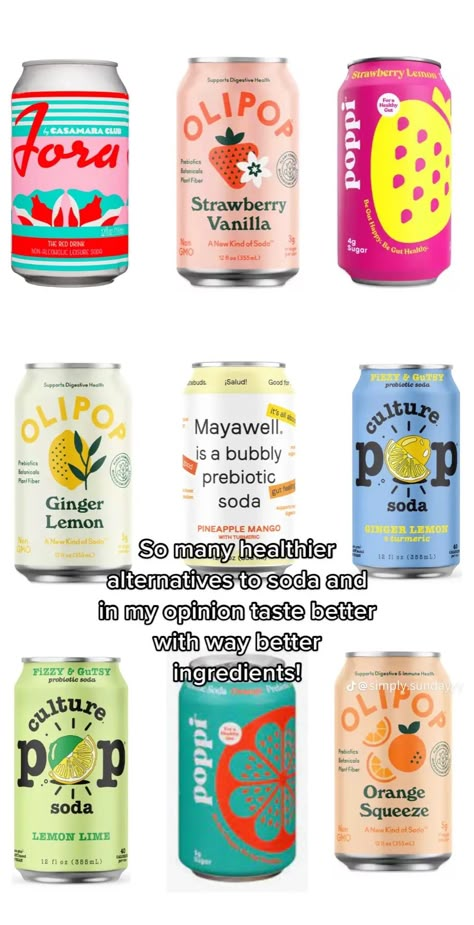 Hawaii Girls Trip, Snack Swaps, Older Wiser Hotter, Soda Alternatives, Ginger Soda, Over Night Oats, Night Oats, Healthy Soda, Healthy Foods To Make