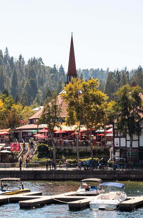 Lake Arrowhead is incredibly beautiful, utterly unwinding, and constantly inviting. But there are a few things you need to know before visiting Lake Arrowhead and enjoying its gorgeous sites. California | California Travel | Lake Arrowhead Village Hawaii Road Trip, Lake Arrowhead Village, Lake Arrowhead California, Road Trip Summer, California Getaways, California Bucket List, California Mountains, California Destinations, There And Back Again