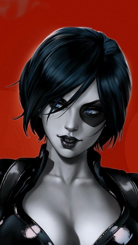 Domino Comics, Marvel Domino, Neena Thurman, Domino Marvel, Domino Art, Marvel Characters Art, Marvel Superhero Posters, Marvel Comic Character, Comics Girls