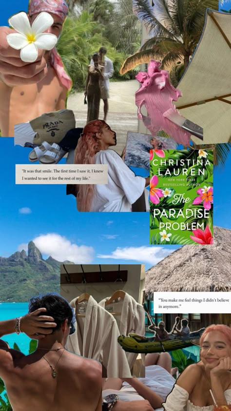 the paradise problem aesthetic Problem Aesthetic, Best Romance Books, Christina Lauren, Good Romance Books, Book World, Fav Books, Summer Books, The Paradise, Book Things