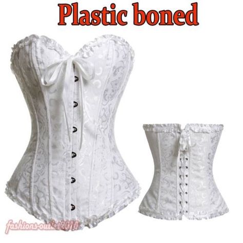 Waist Training Overbust Spiral Steel Boned Lace Up Corset Bustier Plus s 6XL | eBay Traditional Corset, Leather Bustier Corset, Corset Waist Training, Womens Corset Tops, Cotton Corset, Corset Training, Corset Costumes, Leather Bustier, Steampunk Corset