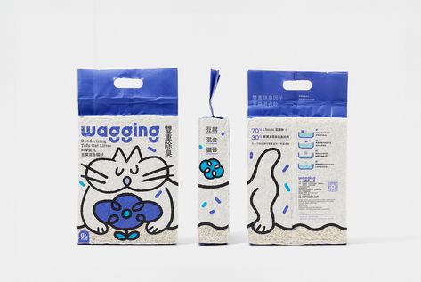 Pentawards Packaging, Cat Packaging, Pet Packaging, Pet Branding, Cat Stretching, Cat Hotel, Line Illustrations, Pet Wipes, Graphisches Design