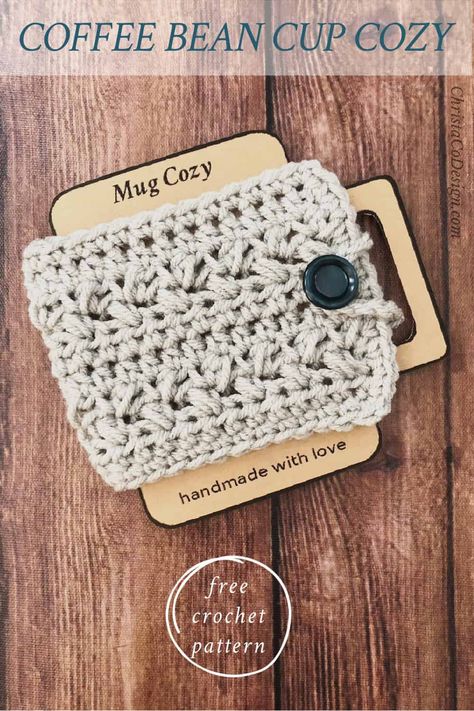 Small Crocheted Gifts Ideas, Crochet Winter Ideas Projects, Crochet Mug Cozy Patterns Free, Diy Mug Cozy, Mug Sweater Crochet Pattern, Crochet Gifts For College Students, Crochet Gifts People Actually Want, Simple Things To Crochet And Sell, Small Winter Crochet Projects