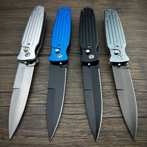 Quick action automatic knives Blade City, Crossbow Bolts, Ceramic Crosses, Benchmade Knives, Automatic Knives, Pocket Clip, Crossbow, Pocket Knives, Push Button