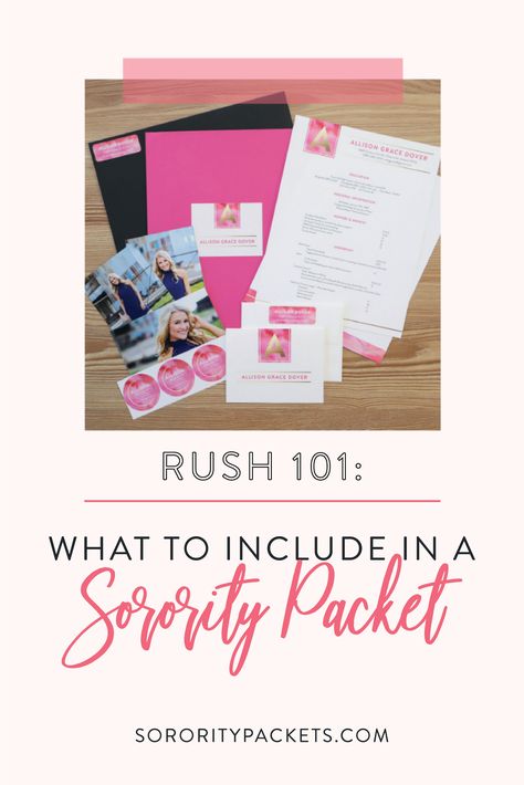 Sorority Packets, Sorority Recruitment Tips, Resume Folder, Basic Cover Letter, Recruitment Resume, Bama Rush, Letters Of Recommendation, Sorority Resume, Rush Week