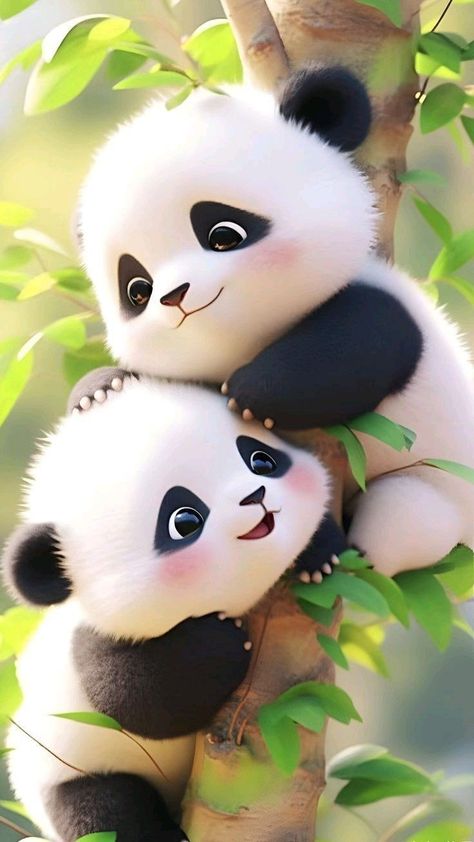 Cute Drawings For Him, Panda Bears Wallpaper, Cute Panda Drawing, Panda Day, Cute Panda Cartoon, Cute Owls Wallpaper, Iphone Wallpaper Ideas, Panda Drawing, Cute Bunny Pictures