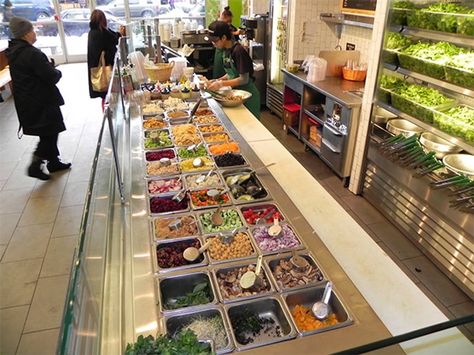 Salad Bar Restaurant Design, Salad Bar Cafe, Sandwich Shop Decor, Modern Deli Design, Soup Restaurant Design, Soup Shop Design, Sandwich Restaurant Design, Salad Restaurant Design, Salad Shop Design