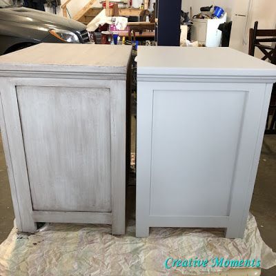 Grey Rustic Farmhouse Nightstands How To Grey Wash Furniture, Grey White Wash Furniture, Gray Bedroom Furniture Ideas, Nightstand Remodel, Whitewashed Dresser, Bathroom Vanity Paint, Grey Nightstands, Gray Wash Furniture, Grey Distressed Furniture