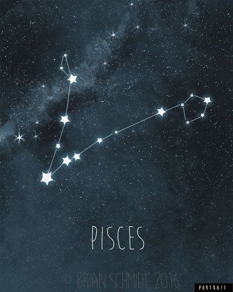 Zodiac Constellation Tattoo, Star Constellation Tattoo, Constellation Decor, Pisces Constellation Tattoo, Pisces Art, Arte Aries, Sky And Stars, Aries Constellation Tattoo, Night Nursery