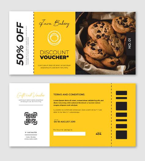 Food Vouchers, Gift Voucher Design, Restaurant Coupons, Food Discount, Voucher Design, Aesthetic Print, Menu Book, Coupon Card, Coupon Template