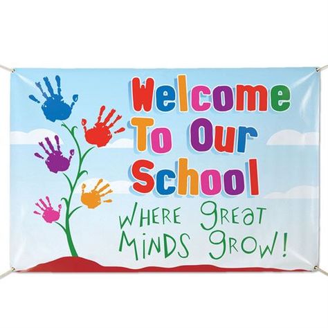 Welcome To Our School, School Wall Decoration, Kindergarten Pictures, Preschool Decor, School Board Decoration, Preschool Bulletin, Welcome To School, School Entrance, Preschool Bulletin Boards